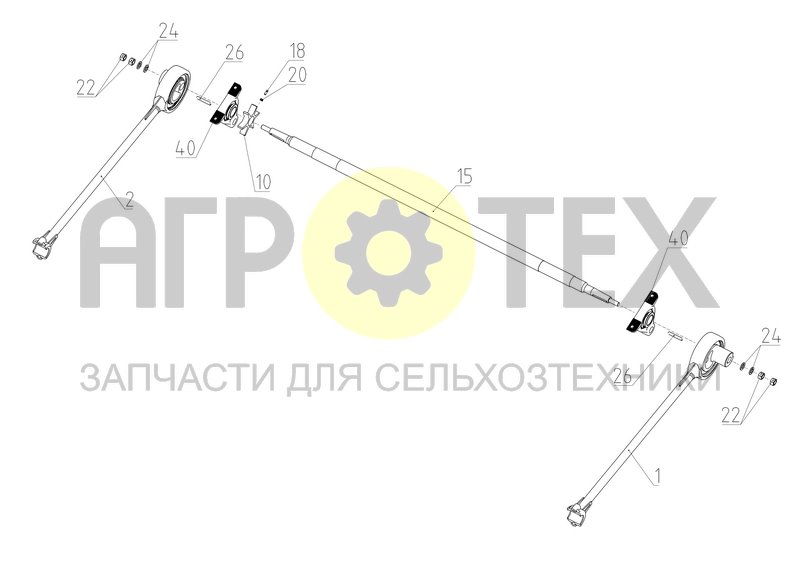 Чертеж Привод очистки (S300.11.00.010A-01)